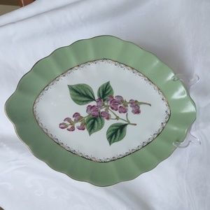 Vintage Andrea by Sadek Decorative Floral Plate